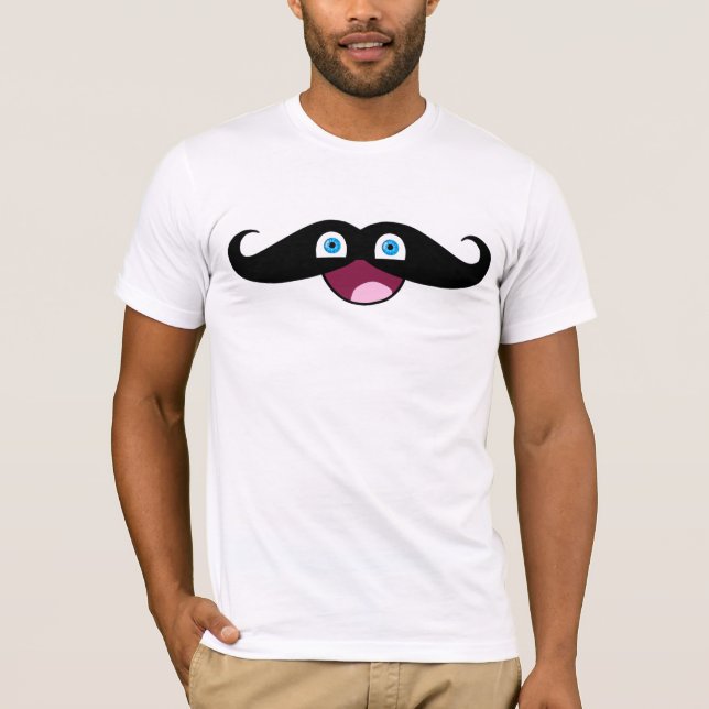 Camiseta A cara do bigode (Frente)