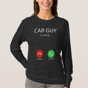 Camiseta A Cara Do Carro Está Chamando Mecani De Entusiasta