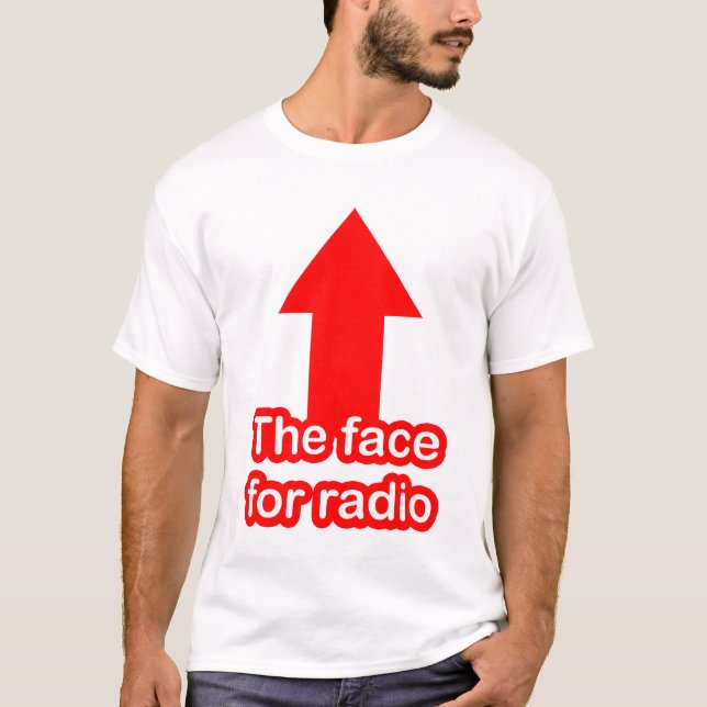 Camiseta A cara para o rádio (Frente)
