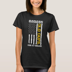 Camiseta A Caras Velhas De Badass Legal É O Eterno Da Bande
