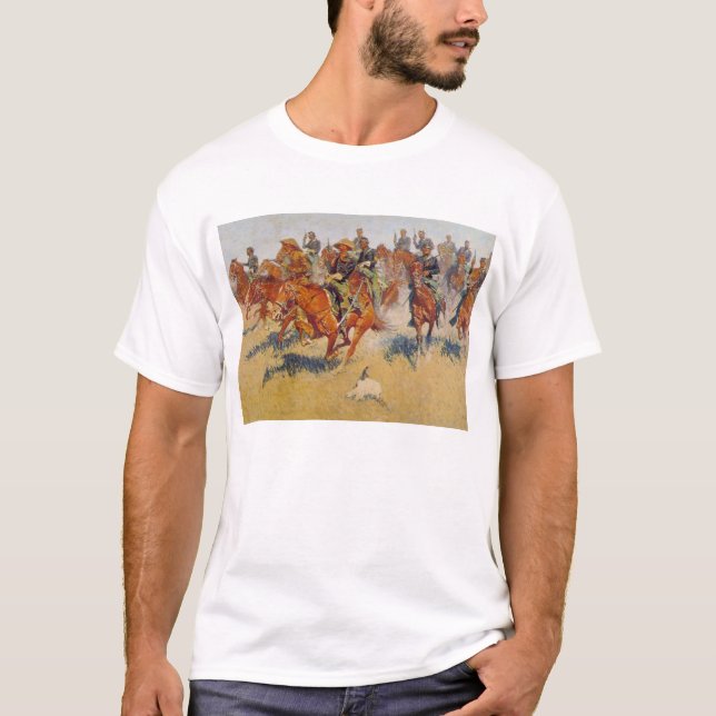 Camiseta A carga de cavalaria (Frente)