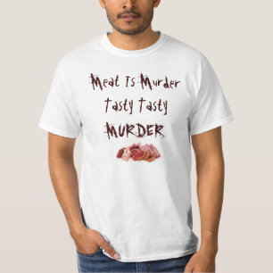 Camiseta A carne do t-shirt é assassinato, saboroso,