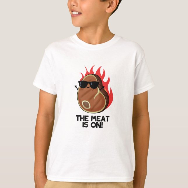 Camiseta A Carne Está Em Um Frio De Comida Engraçado (Frente)