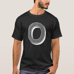 Camiseta A Carta O Divertido Grande e Negrito para a Famíli