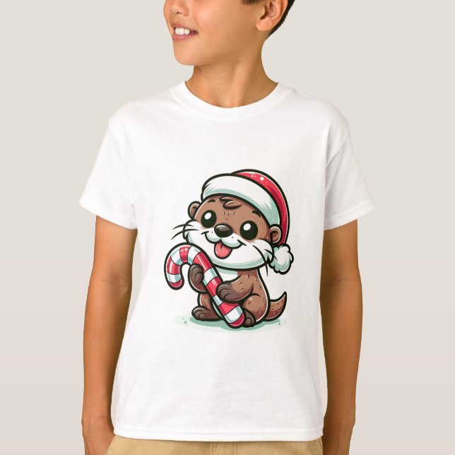 Camiseta A Cartoon de Natal (Frente)