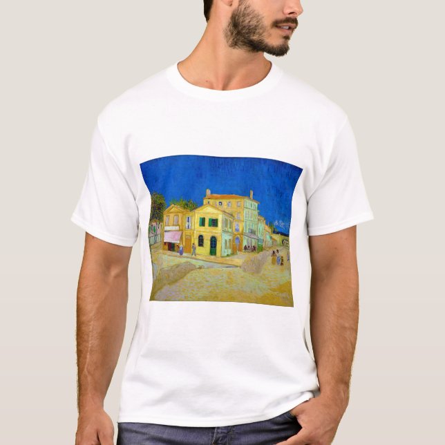 Camiseta A Casa Amarela, Van Gogh (Frente)