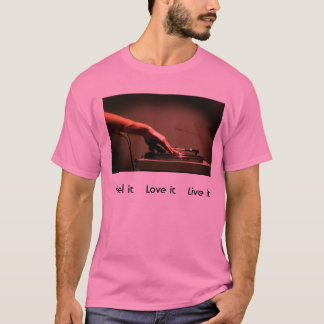 Camiseta A casa através de meus vains, sente-o    amá-lo   