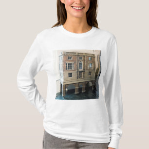 Camiseta A casa de boneca balustraded inglês com balcão
