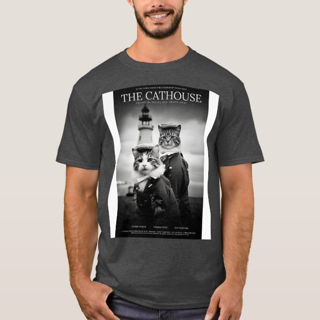 Camiseta A Casa de Gatos (Frente)