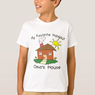 Camiseta A casa de Oma favorito do lugar frequentado