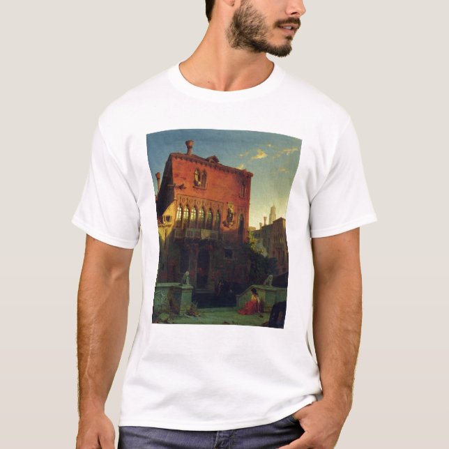 Camiseta A casa de Othello, Moore em Veneza, 1856 (Frente)