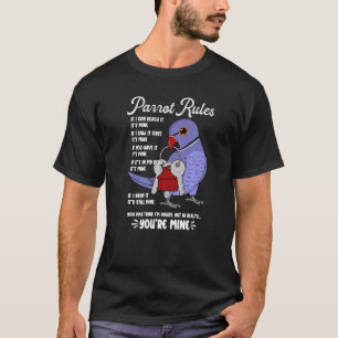 Camiseta A Casa de Papagaios é minha, eu violeta o anel índ