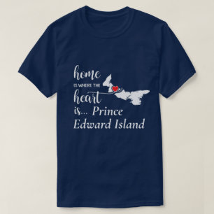 Camiseta A Casa do Príncipe Edward Island é onde está o 