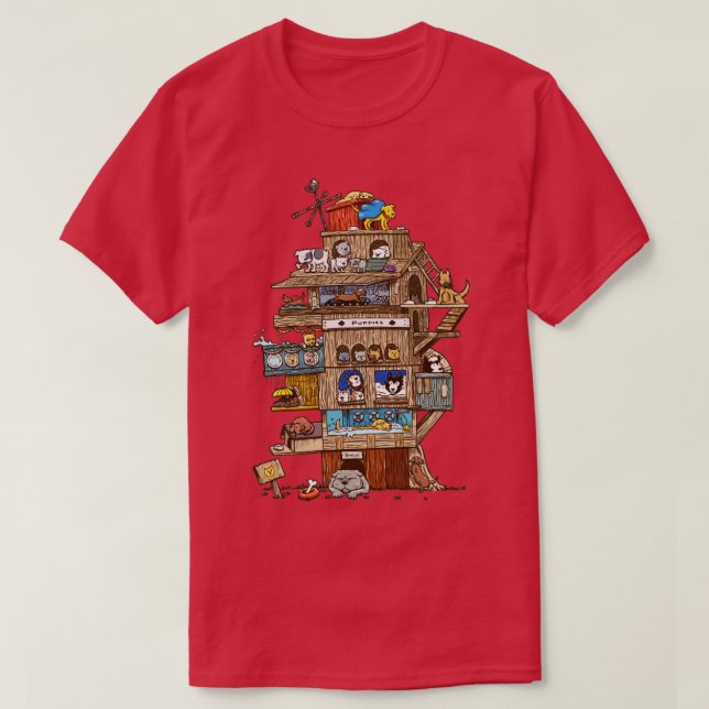 Camiseta A Casa dos Cães (Frente do Design)