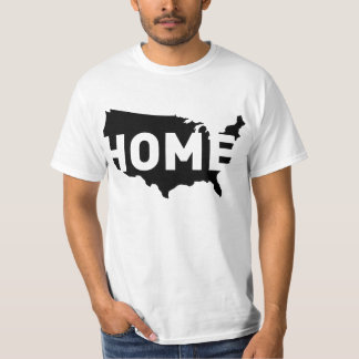 Camiseta A casa é o lugar onde América está
