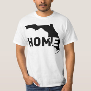 Camiseta A casa é o lugar onde Florida está