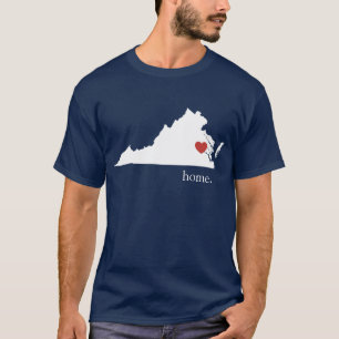 Camiseta A casa é o lugar onde o coração está - Virgín