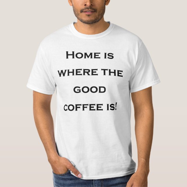 CAMISETA A CASA É ONDE... (Frente)