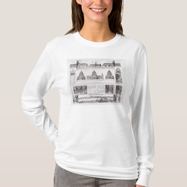 Camiseta A catedral de St Paul (Frente)