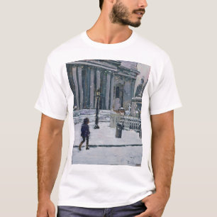 Camiseta A catedral nevado 2009 de St Paul da manhã