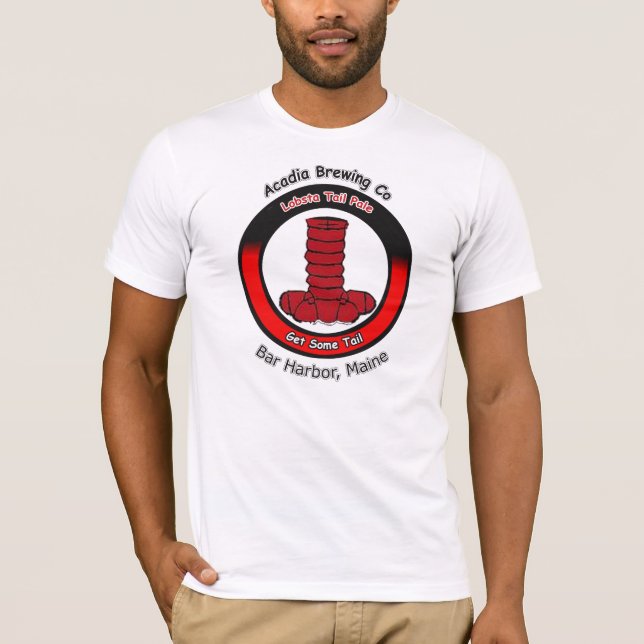 Camiseta A cauda de Lobsta pálida, obtem alguma cauda (Frente)