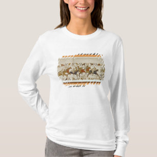 Camiseta A cavalaria normanda ataca o inglês