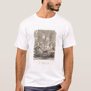 Camiseta A ceia fina, 1781, gravado por I.S. Helman (17
