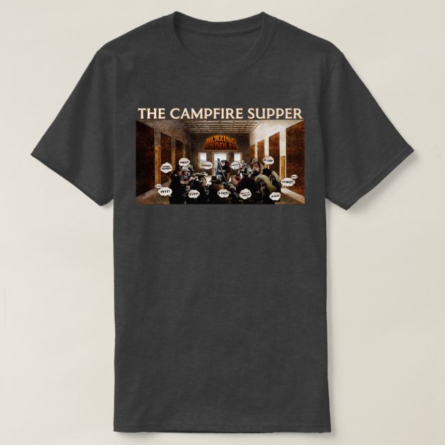 Camiseta A Cena De Arrasamento Da Campanha (Frente do Design)