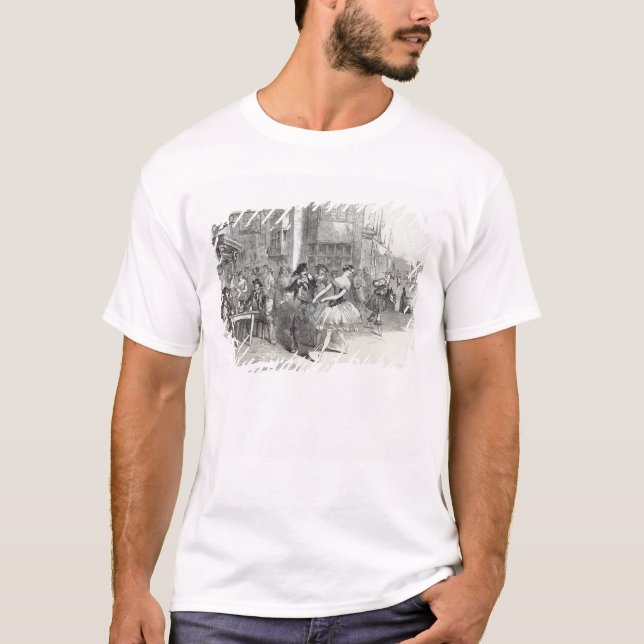 Camiseta A cena do balé novo 'do sacode de (Frente)