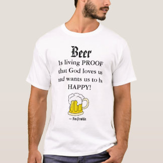 Camiseta A cerveja, é livin…