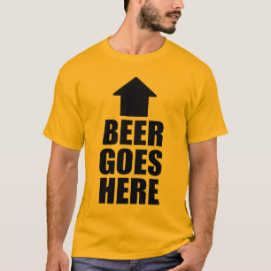 CAMISETA A CERVEJA VAI AQUI