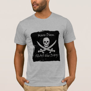 Camiseta A chalaça engraçada do pirata apreende o t-shirt