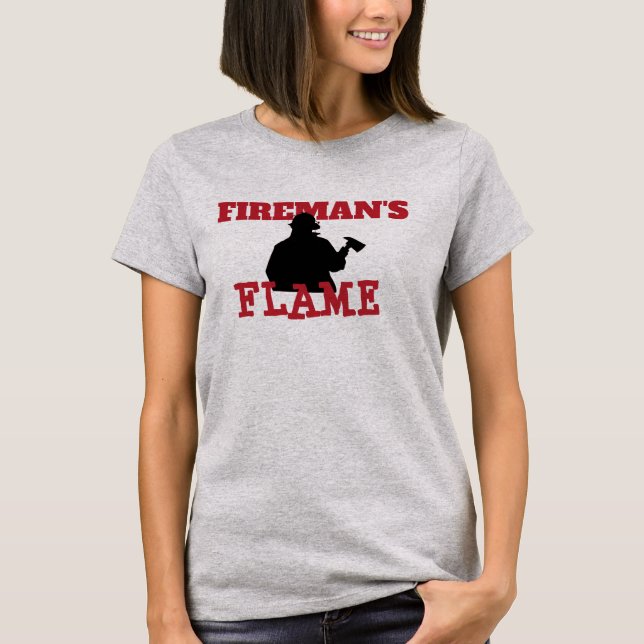 Camiseta A Chama do Homem de Silhuette (Frente)