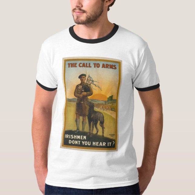 Camiseta A chamada aos braços (Frente)