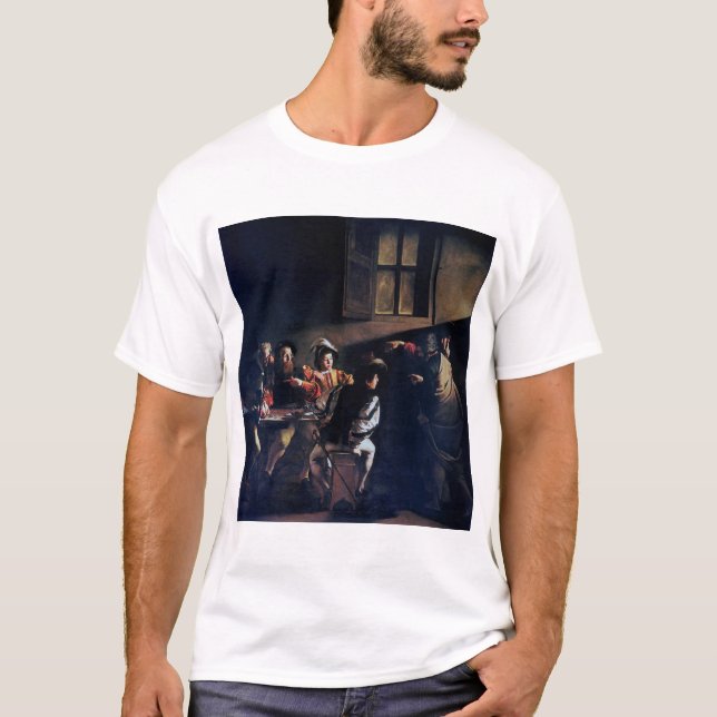Camiseta A chamada do Santo Matthew, Caravaggio (Frente)