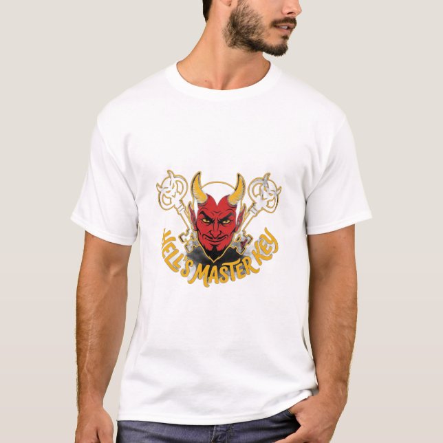 Camiseta A Chave Mestra do Inferno (Frente)