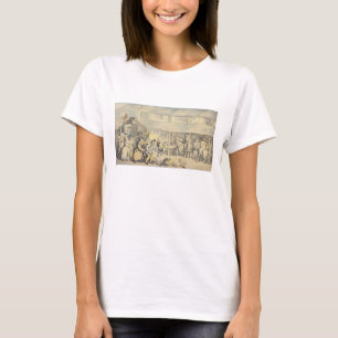 Camiseta A chegada do treinador do palco na pensão de Sun,