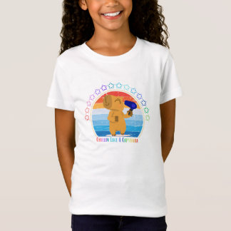 Camiseta a chillin como uma capybara