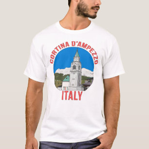 Camiseta A Cidade de Cortina na Itália