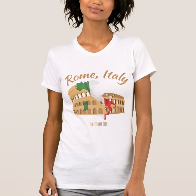 Camiseta A Cidade Eterna: Roma T-Shirt (Frente)