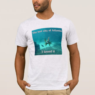 Camiseta A cidade perdida de Atlantis… Eu encontrei-a (os