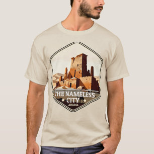 Camiseta A Cidade Sem Nome Deserto Árabe Viagem Vintage