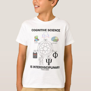 Camiseta A ciência cognitiva é interdisciplinar