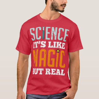 Camiseta A ciência é como a magia mas a RealTShirt