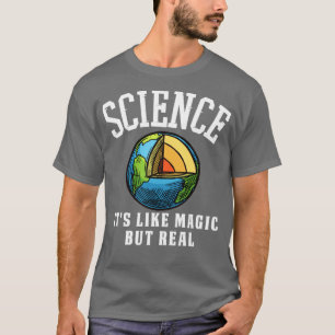 Camiseta A ciência é como mágica, mas real