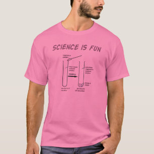 Camiseta a ciência é divertimento