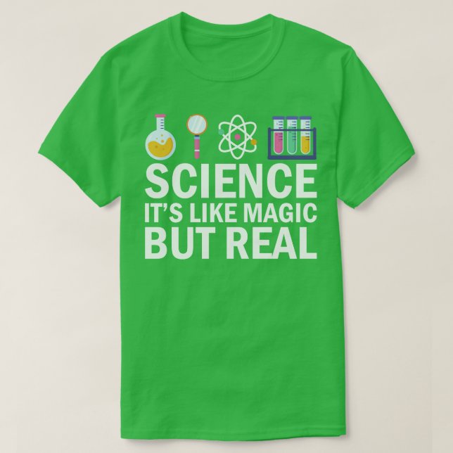 Camiseta A Ciência É Magia Mas Real (Frente do Design)