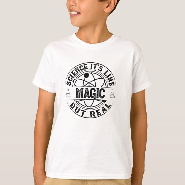 Camiseta A Ciência É Magia Mas Real (Frente)