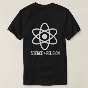 Camiseta A ciência é maior que a religião