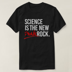 Camiseta A ciência é o novo punk rock